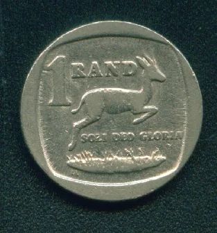 Лот: 9059934. Фото: 1. ЮАР 1 рэнд 1992 (1991–1995 г... Африка