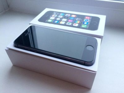 Лот: 6556733. Фото: 1. iPhone 5S 16 gb Grei, новое состояние... Смартфоны