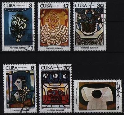 Лот: 10468584. Фото: 1. Куба 1978г - живопись - 6 марок. Марки