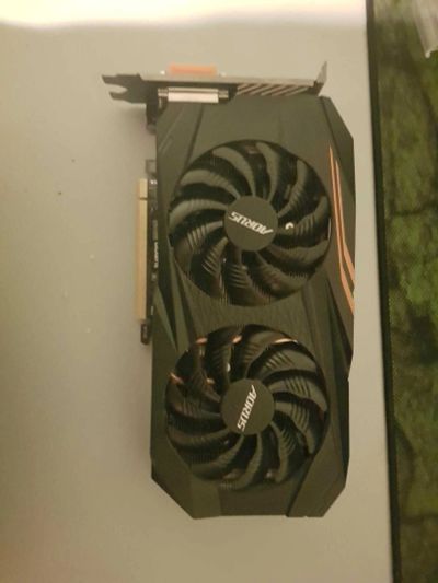 Лот: 16008653. Фото: 1. Видеокарта aorus rx 590. Видеокарты