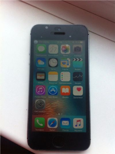 Лот: 8243790. Фото: 1. Iphone 5s 16gb Space Grey (A1530... Смартфоны