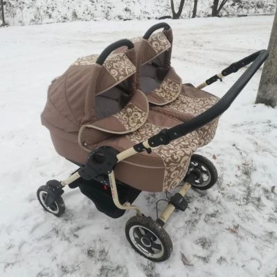 Лот: 14800071. Фото: 1. Коляска для двойни. Коляски