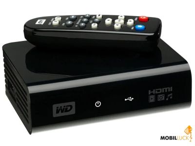 Лот: 8786670. Фото: 1. Тв приставка WD TV live. Цифровое, спутниковое ТВ