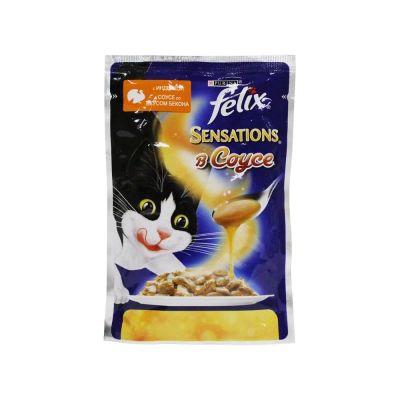 Лот: 10399050. Фото: 1. Корм Felix Sensations Индейка... Корма