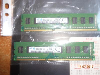 Лот: 9969060. Фото: 1. Samsung 4GB 1Rx8 PC3-12800U-11-12-A1... Оперативная память