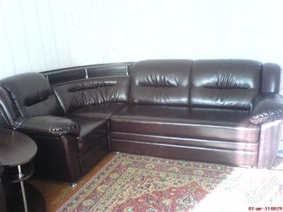 Лот: 1109695. Фото: 1. мягкий уголок+ кресло. Кресла, пуфы