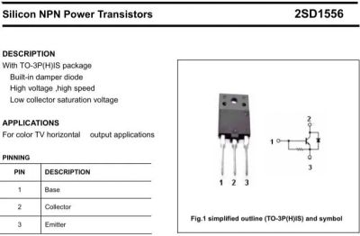 Лот: 19854398. Фото: 1. транзистор BJT 2SD1556 (mark D1556... Транзисторы