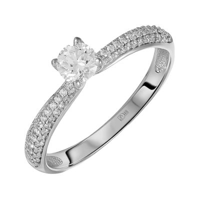 Лот: 23896105. Фото: 1. Кольцо TALANT из золота с бриллиантами. Кольца, перстни