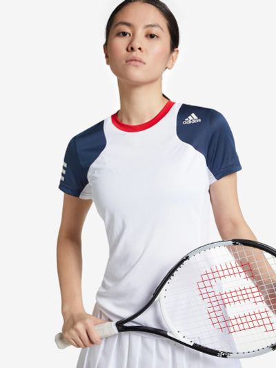 Лот: 22411850. Фото: 1. Футболка женская adidas Club... Другое (спортивная одежда)