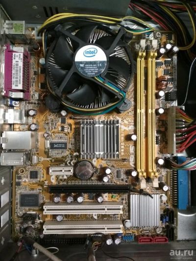Лот: 10596847. Фото: 1. Системная плата Asus P5GC-MX/GBL... Материнские платы