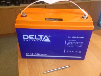 Лот: 3518800. Фото: 1. Гелевый аккумулятор DELTA GX 12-100... Другое (тепловое оборудование, климат)