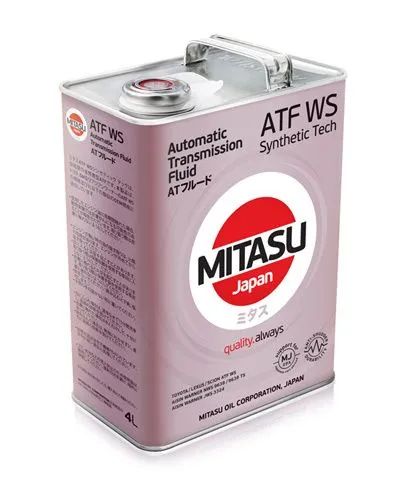 Лот: 20073185. Фото: 1. MITASU ATF WS 4 л (масло для АКПП... Масла, жидкости