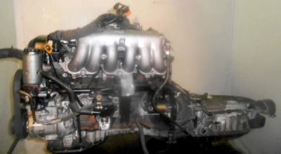 Лот: 3058915. Фото: 1. ДВС+КПП, Toyota 2JZ-GE. Двигатель и элементы двигателя