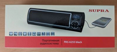 Лот: 11515158. Фото: 1. Радиоприемник Supra PAS-6255 Black. Тюнеры, радиоприёмники