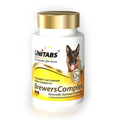 Лот: 11810834. Фото: 1. Витамины Unitabs (Юнитабс) BreversComplex... Косметика для животных