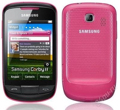 Лот: 1714519. Фото: 1. Samsung S3850 Corby II (копия... Смартфоны