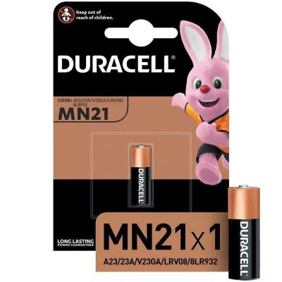 Лот: 22147243. Фото: 1. Элем.пит.DURACELL MN21 (23A) BP-1... Батарейки, аккумуляторы, элементы питания