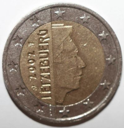 Лот: 11638267. Фото: 1. 2 евро 2002 год. Люксембург. Европа
