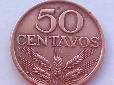 Лот: 20042058. Фото: 1. Монета Португалии 50 сентаво... Европа