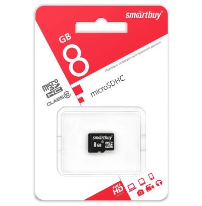 Лот: 22149764. Фото: 1. КАРТА ПАМЯТИ SMARTBUY microSDHC... Карты памяти