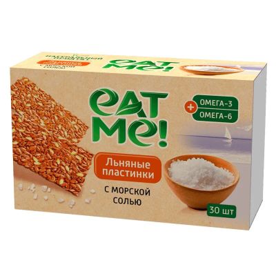 Лот: 23724222. Фото: 1. Eat Me! Льняные пластинки с морской... Лекарства