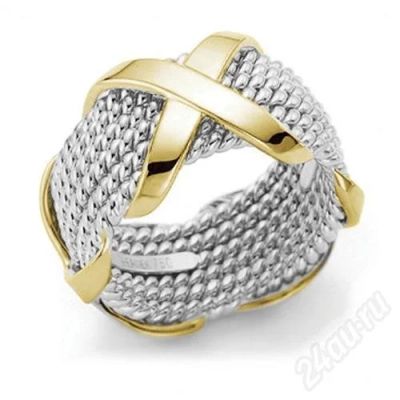 Лот: 250651. Фото: 1. Колечко из серебра 925 пробы(Tiffany... Кольца, перстни