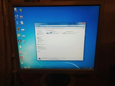 Лот: 16425177. Фото: 1. ПК с монитором. core 2 duo e7400... Компьютеры в сборе