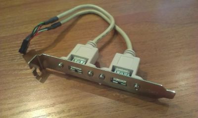 Лот: 3741512. Фото: 1. Планка на заднюю панель USB 2... Шлейфы, кабели, переходники