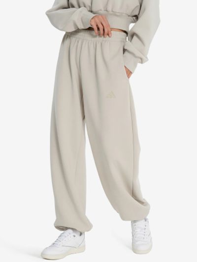 Лот: 25624764. Фото: 1. Брюки женские adidas, Бежевый. Спортивные брюки, штаны