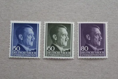 Лот: 24846723. Фото: 1. Германия 1943 года. 3 Рейх. Оккупация... Марки