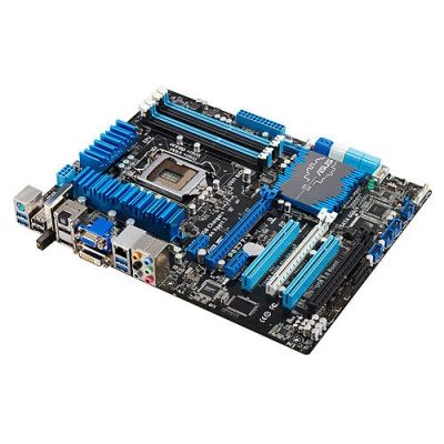 Лот: 4879590. Фото: 1. Мат. плата ASUS P8Z77-V (1155... Материнские платы