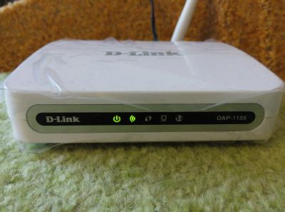 Лот: 7886968. Фото: 1. Wi-Fi роутер D-Link DAP-1155. Маршрутизаторы (роутеры)