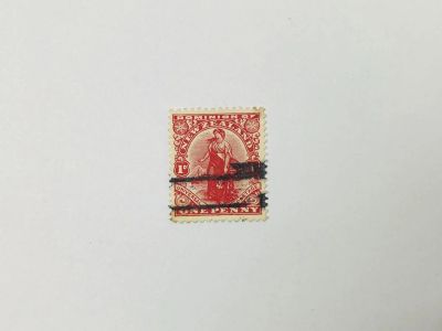 Лот: 23963733. Фото: 1. Зеландия. Аллегорическая женская... Марки