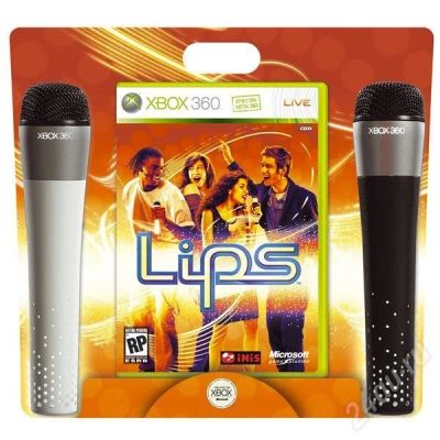 Лот: 504762. Фото: 1. LIPS с 2мя микрофонами XBOX 360... Игры для консолей
