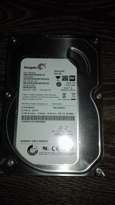 Лот: 15760931. Фото: 1. Жёсткий диск Seagate Barracuda... Жёсткие диски (HDD)