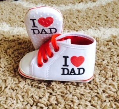 Лот: 7030819. Фото: 1. Кеды детские I love dad новые... Кеды, кроссовки