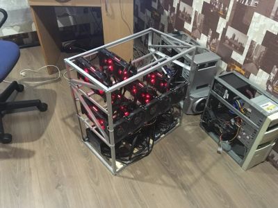 Лот: 11998621. Фото: 1. Майнинг Ферма GeForce GTX 1080... Майнинг фермы, товары для майнинга