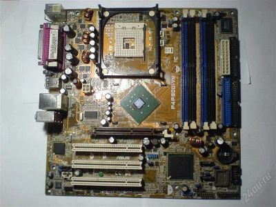 Лот: 898926. Фото: 1. Asus p4p800-vm. Материнские платы