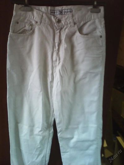 Лот: 5562795. Фото: 1. джинсы белые,,SwiFT Jeans''р-46... Брюки, джинсы, шорты