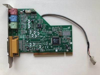 Лот: 25115608. Фото: 1. PCI Genius Sound Maker 32X2 ForteMedia... Звуковые карты