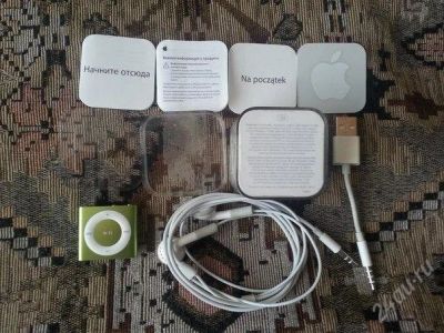Лот: 2587800. Фото: 1. ipod shuffle 4g. Плееры