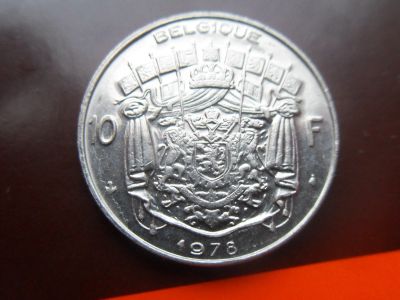 Лот: 12886404. Фото: 1. Бельгия 10 франков 1978 Надпись... Европа