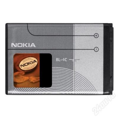 Лот: 168738. Фото: 1. продам аккумулятор nokia bl-4c... Кнопочные мобильные телефоны