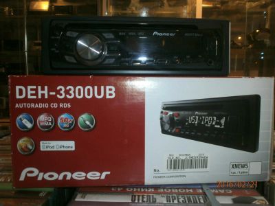 Лот: 6966233. Фото: 1. Автомагнитола Pioneer DEH-3300UB. Автомагнитолы