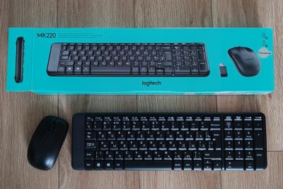Лот: 23571734. Фото: 1. Клавиатура + мышь Logitech Wireless... Клавиатуры и мыши