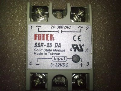 Лот: 7261058. Фото: 1. Твердотельное реле SSR-25DA 25A... Реле, тумблеры, переключатели