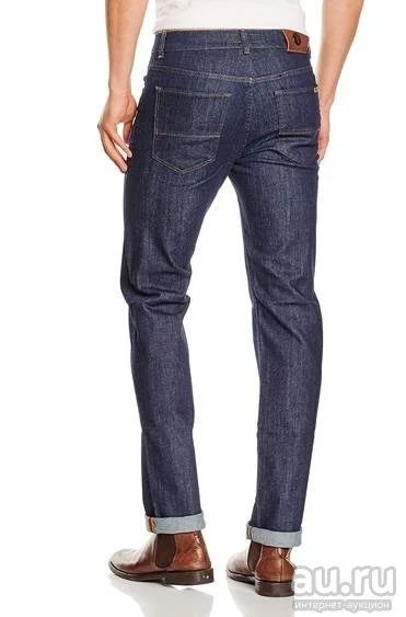Лот: 8815003. Фото: 1. Мужские прямые Stretch джинсы... Брюки, джинсы, шорты