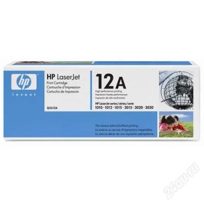 Лот: 819153. Фото: 1. Тонер-картридж HP Q2612A рес... Картриджи, расходные материалы