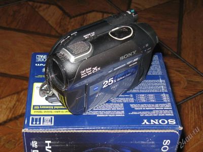 Лот: 1118048. Фото: 1. видеокамера Sony DCR-DVD308E. Видеокамеры