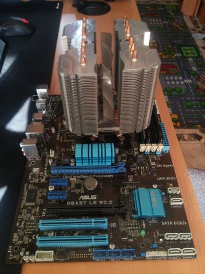 Лот: 11928434. Фото: 1. AMD FX-8350 + мать + озу + кулер. Процессоры